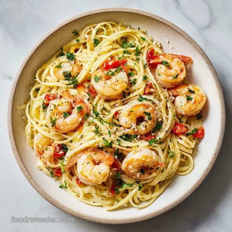 Garlic Butter Shrimp Pasta: Pan-Seared & Silky