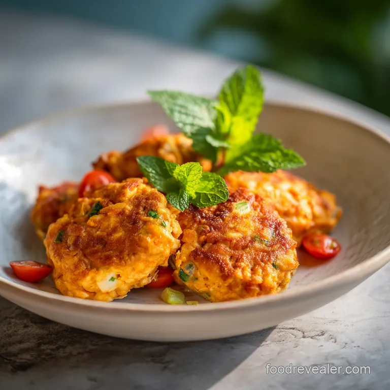 Golden Salmon Patties: Crispy and Tender