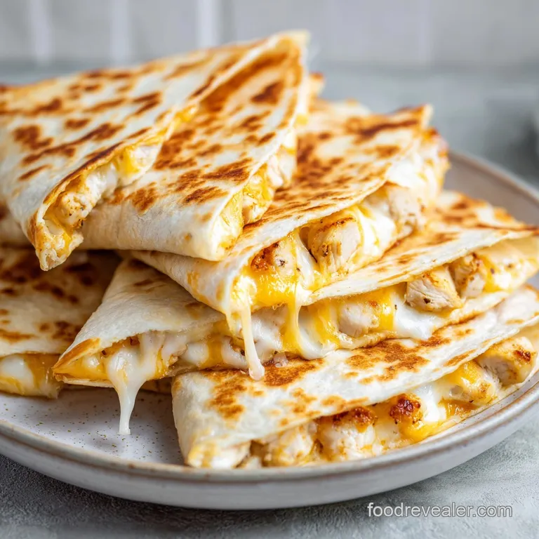 Crispy toasted triangles stacked neatly beside vibrant red salsa and cool white crema on a clean white ceramic plate.