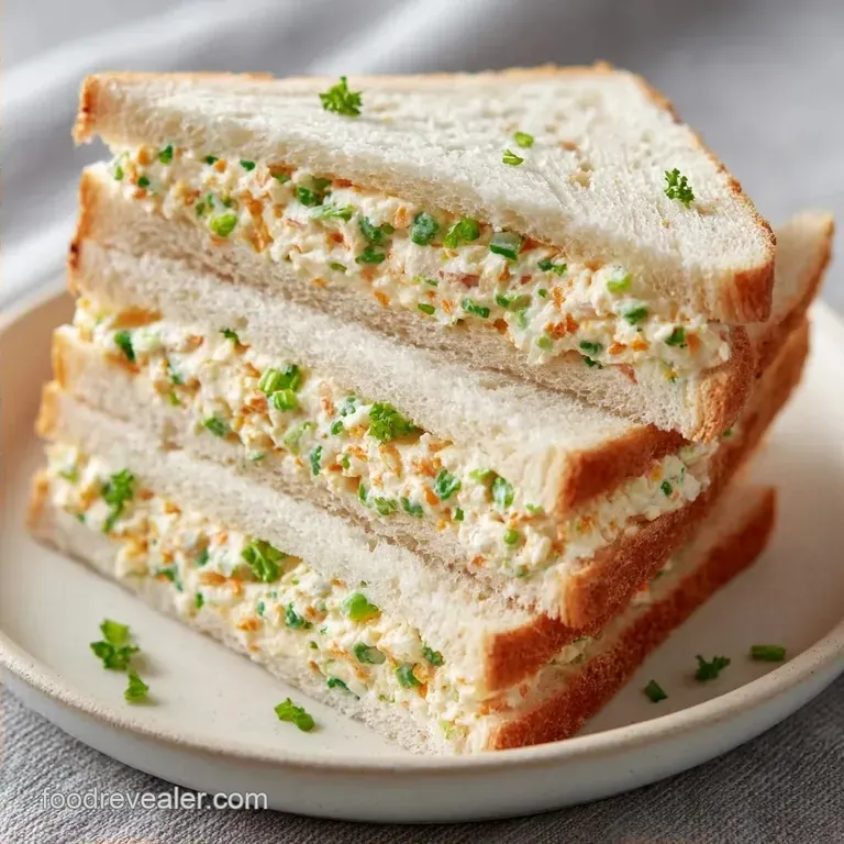 Kids Party Sandwich Shapes: Creamy Veggie Filling