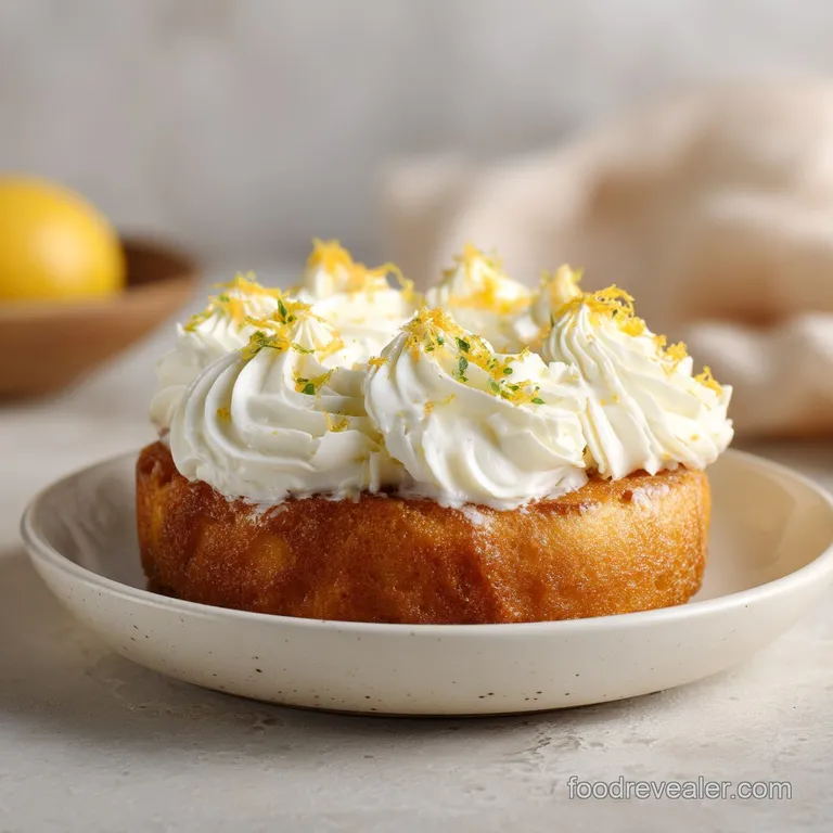 Limoncello Cake with Mascarpone Frosting