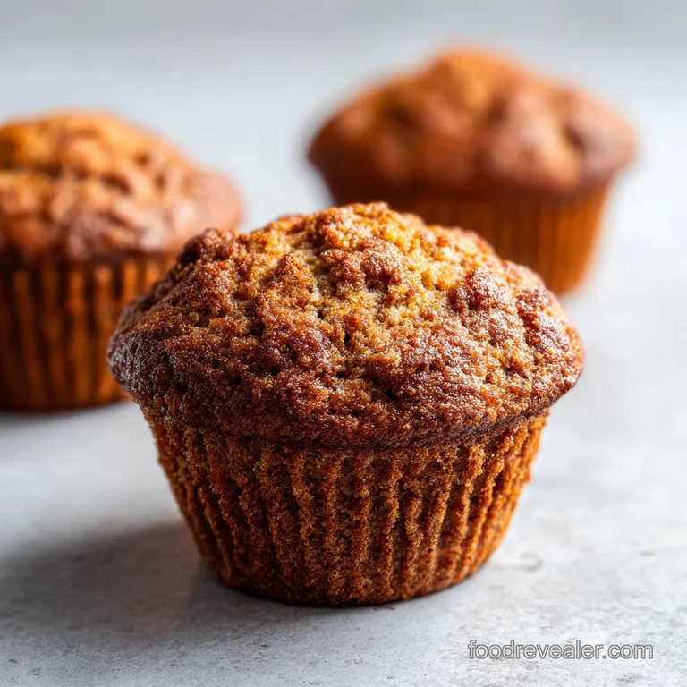 Warm banana muffin, split to reveal a soft, fluffy interior, on a white plate.