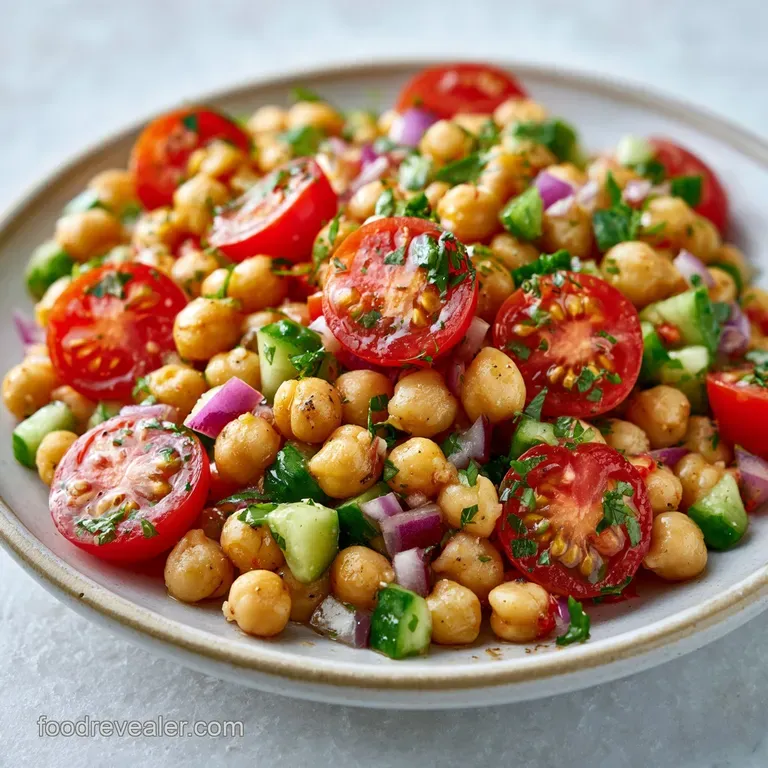 Mediterranean Chickpea Salad: Zesty and Bright