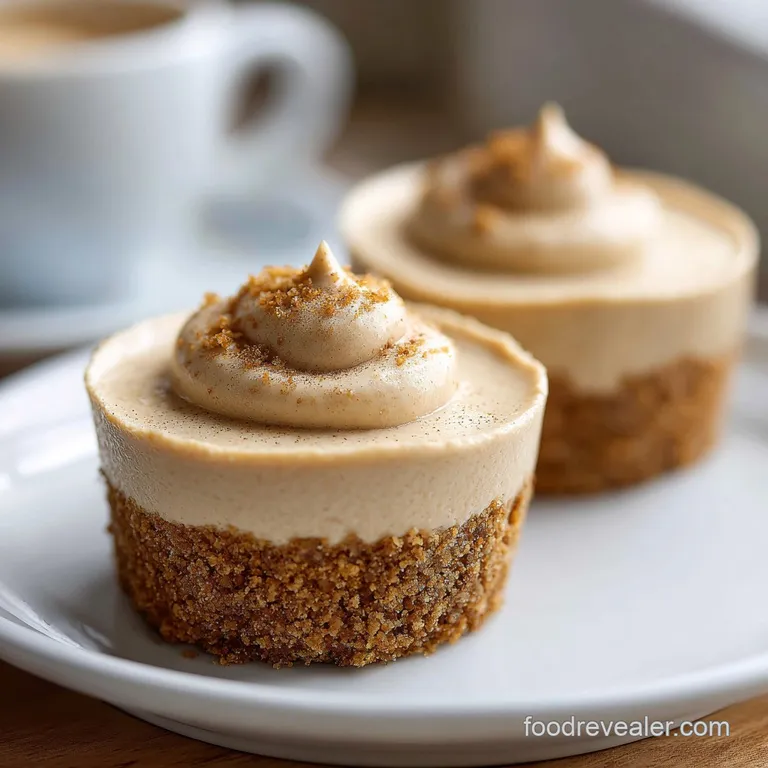 Petite cream cakes arranged on a dark slate, topped with a glossy coffee bean and a fine dusting of cocoa powder.