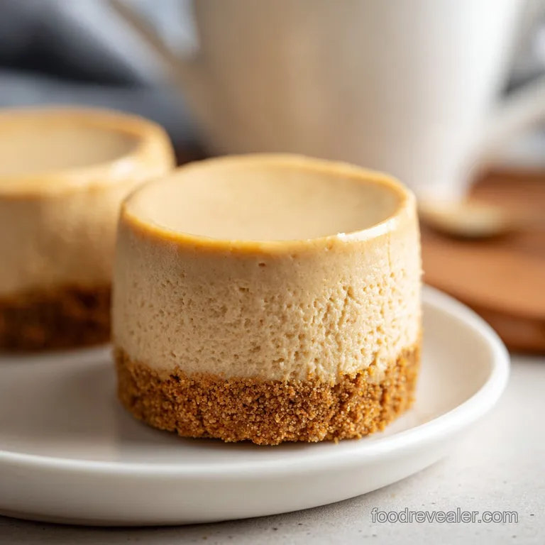 Mini Coffee Cheesecake Recipe: Low-Sugar and Velvety