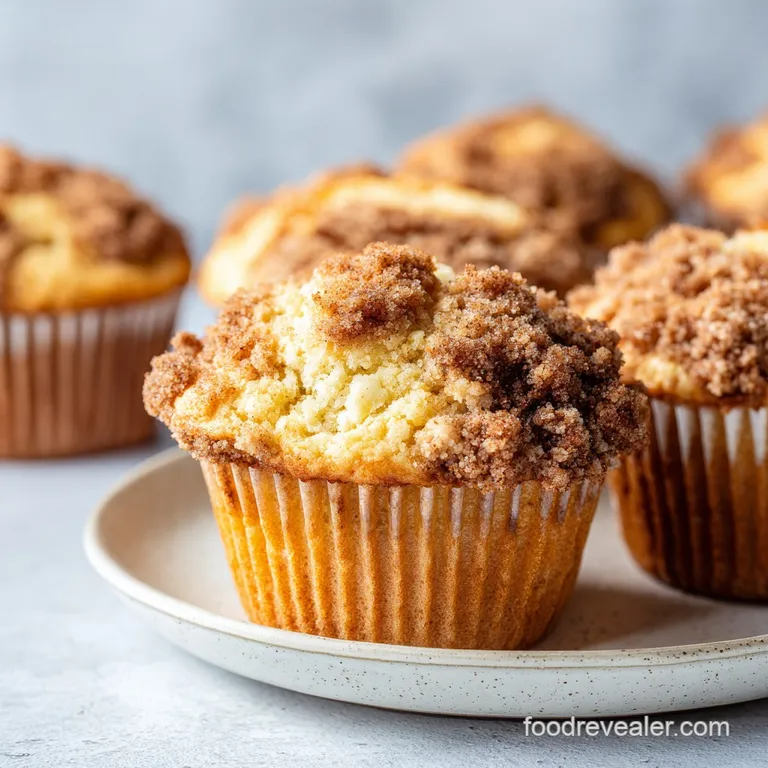 Velvety Coffee Cake Muffins with Streusel