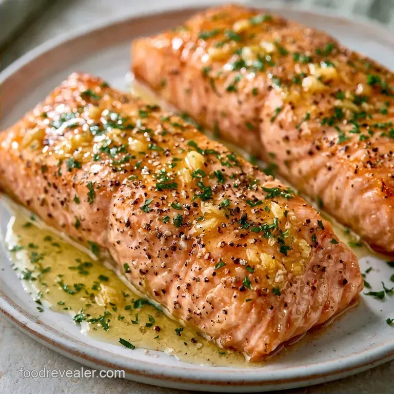 Perfect Oven Baked Salmon with Garlic Butter