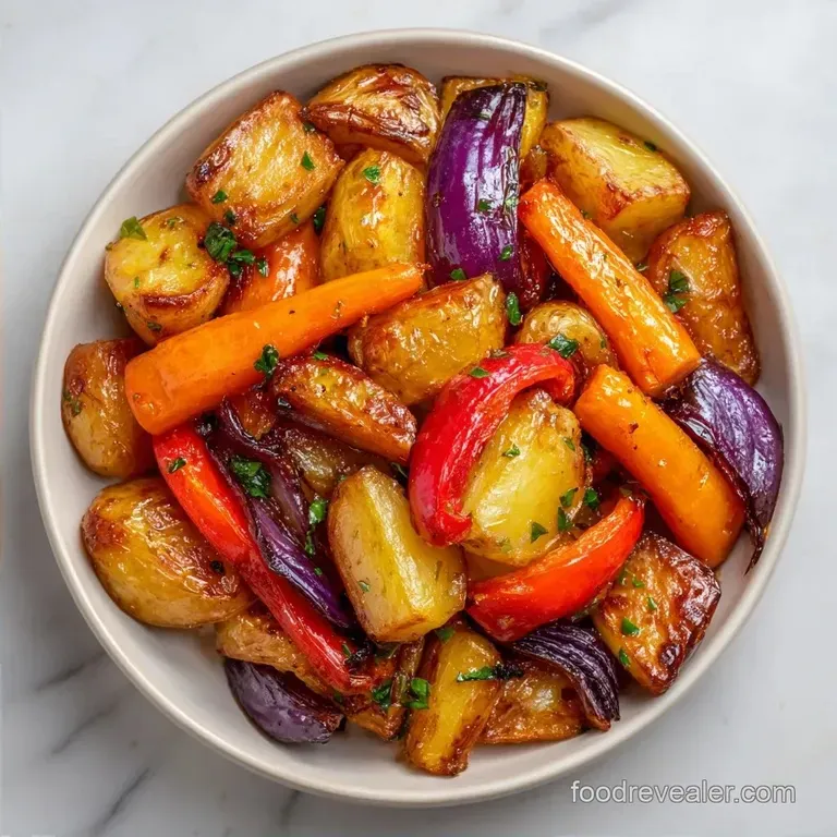 Mediterranean Roasted Vegetables for 60: Mahogany Char