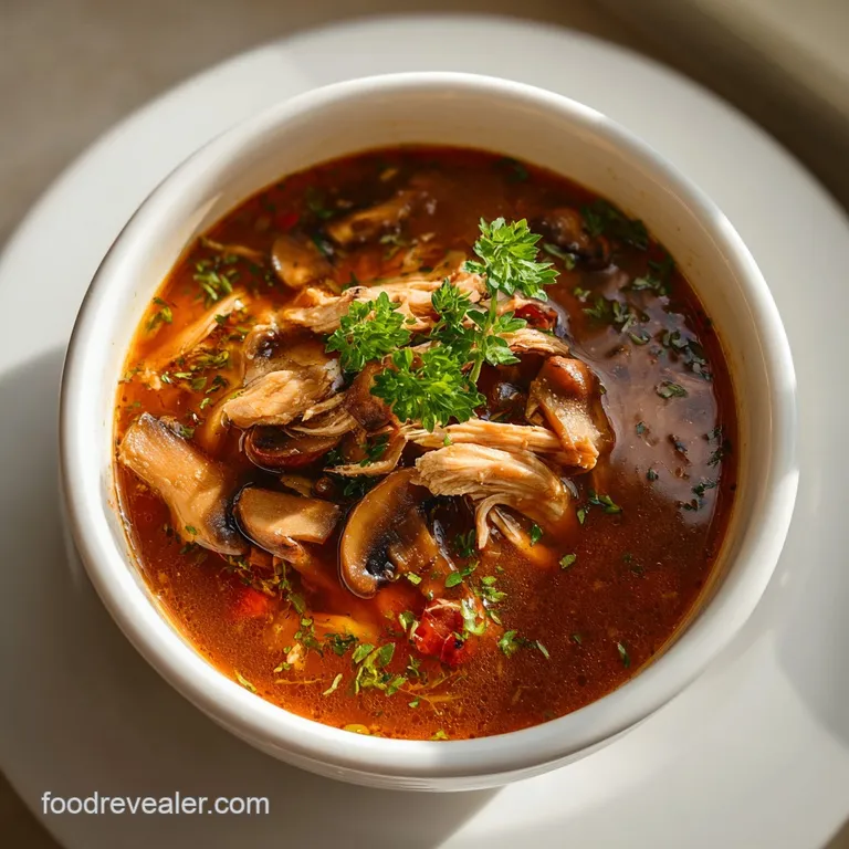 Rotisserie Chicken and Mushroom Soup