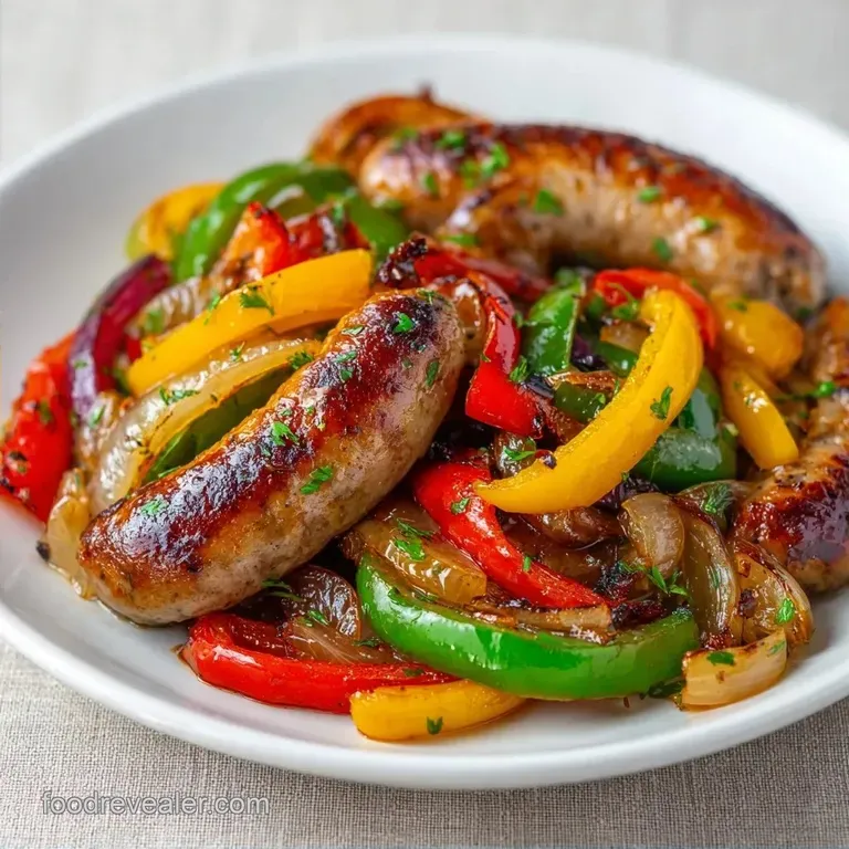 Sheet Pan Sausage Peppers: Roasted and Savory