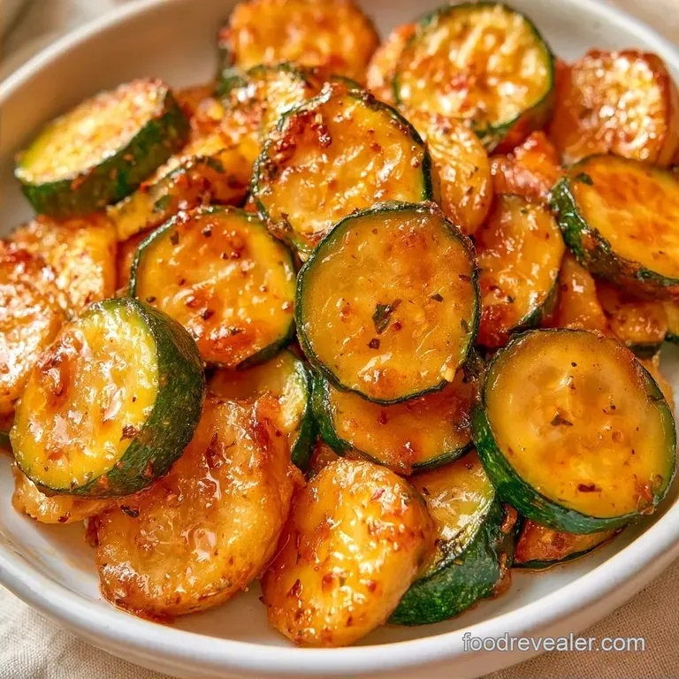 Spicy Asian Zucchini with Honey and Soy