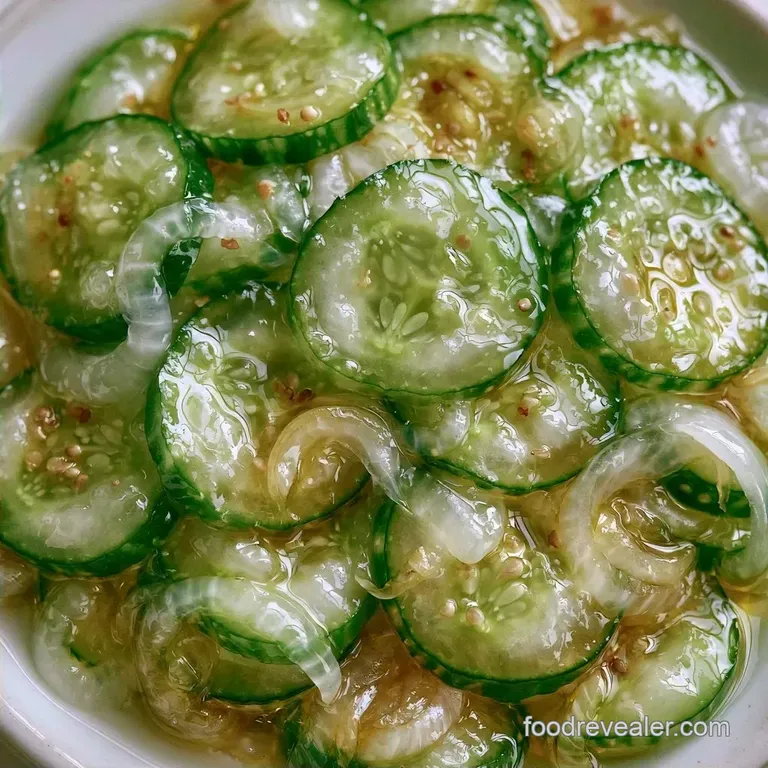 Crispy Sweet Pickled Cucumbers