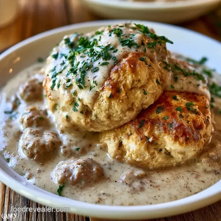 Buttery Vegetarian Biscuits and Gravy