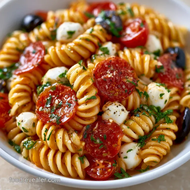 Italian Pasta Salad: Zesty and Fresh