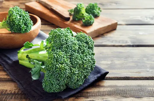 Broccoli has a little sweet taste that pairs well with chicken fricassee. Try it roasted, steamed, or sauteed as a side dish