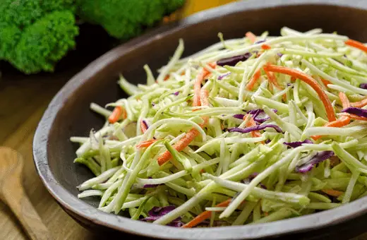 coleslaw is one of the good tasty option to serve with reuben sandwiches