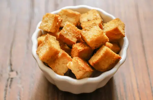 tofu is a popular side dish which is serve with bao buns