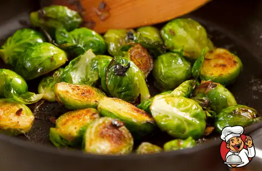 Roasted Brussels sprouts are a great way to add some bitterness and crunch to your meal. The key to making them is to roast them until they are golden brown