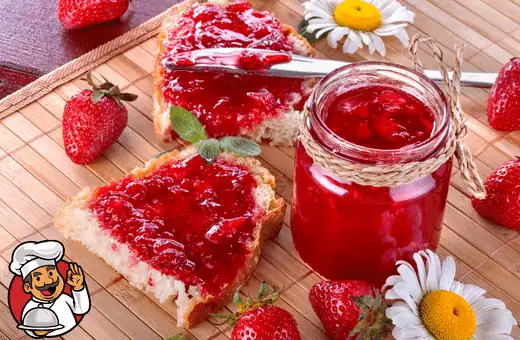 Jam is popular for scones, as it is sweet and tart. It can also be used to add flavor to the scones themselves. Our personal favorite type of jam to pair with scones is strawberry jam.