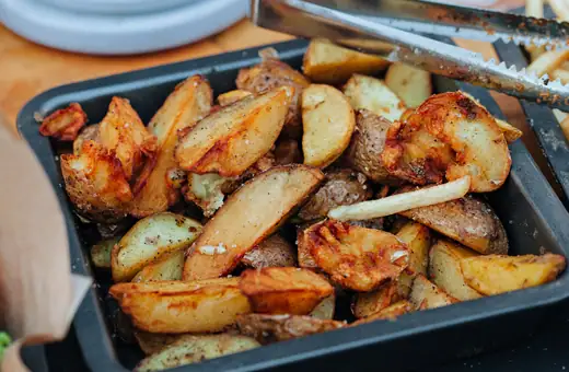 Cajun Roasted Potatoes are another good side pair with Mole.