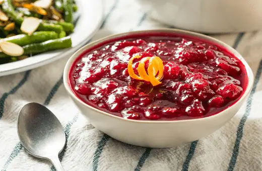 Cranberry sauce is the perfect pairing for a succulent smoked duck dish