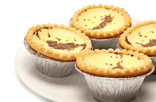 Custard tarts are another excellent option for finishing off your shepherd's pie dinner.