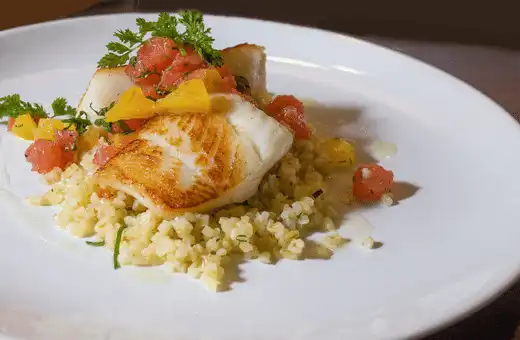 If you want something more filling, then grains are the way to go. Rice is always an easy option – white rice pairs well with almost any type of fish especially with halibut