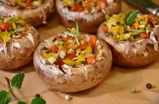 Stuffed mushrooms are full of flavor and make a great appetizer. goes well with baked brie