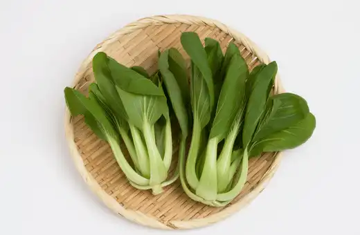 Bok choy is a Chinese cabbage packed with potassium, calcium, magnesium, and vitamins A, B, and C. It has a mild flavor that complements the sweetness of teriyaki sauce when cooked in stir-fries or soups.