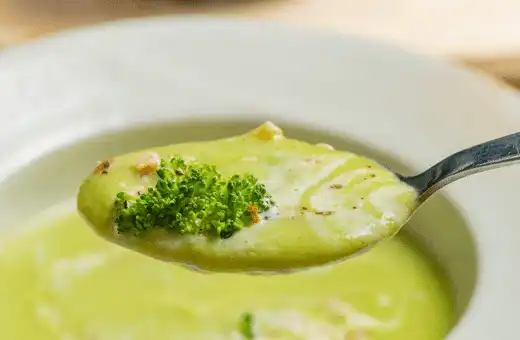 Broccoli Cheese Soup goes excellent with focaccia bread