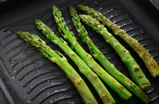 Asparagus is one of the best partners for sea bass. This nutritious spring vegetable includes vitamins A, C, E, and K, folate, iron, and fiber. It has a mild flavor that won't overpower the subtle taste of sea bass.