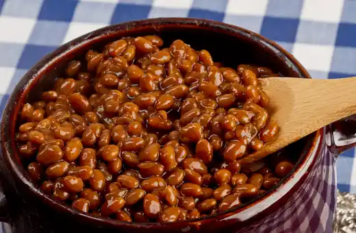 Baked Beans can easily serve with coconut shrimp