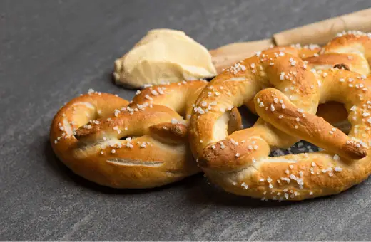 pretzel twists is a good side dish to serve with rotel dip