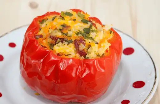 Stuffed pepper with rice is a simple yet delicious meal that you can make at home and enjoy at any time. 