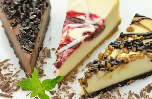 Cheesecake is another wonderful choice for pairing with beef dishes because it has just enough sweetness without being overpowering. 
