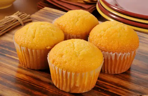 Cornbread muffins are  the perfect complement to both potato salad and baked beans