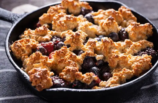 A classic fruit pie or cobbler is the perfect way to balance out a savory beef dish. 