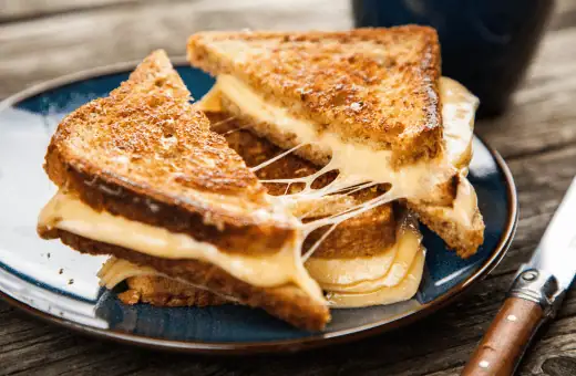 try grilled cheese sandwiches to serve with cheese balls