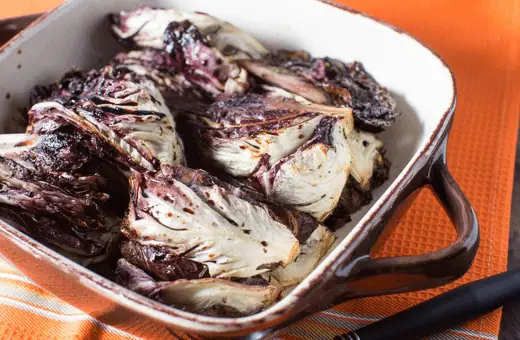 Radicchio can add beautiful color to any plate - plus its slightly bitter taste helps cut through the richness of Cornish hens just right! 