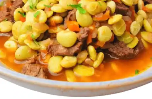 Lima Beans with Beef stew an excellent sides with lima beans