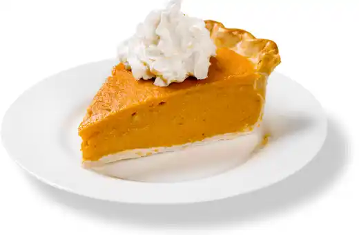 Pumpkin Pie goes excellent with Turkey Tenderloin