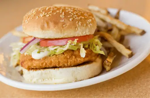 ranch chicken patties are good side to serve with chicken patties