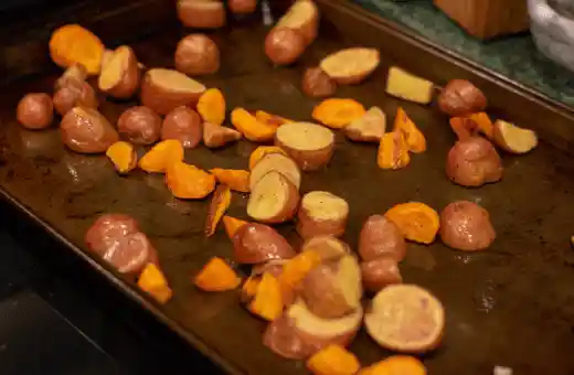 Roasted Carrots and Potatoes 