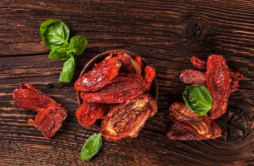 Sundried Tomatoes are good to serve with  with breakfast sandwiches