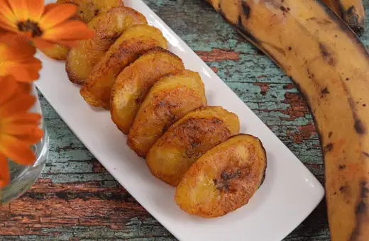 sweet plantains are always good  to serve with menudo