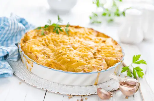 sweet potato gratin is a good side to serve with country ham