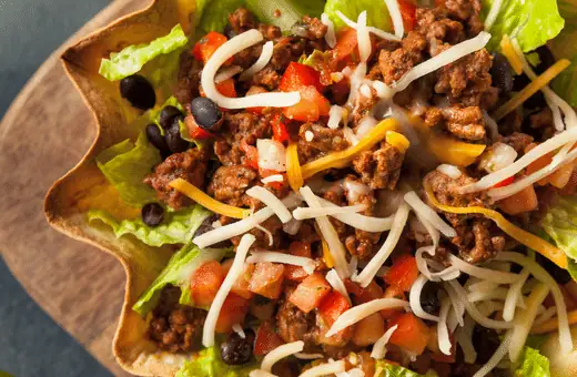 just serve taco salad with charcuterie