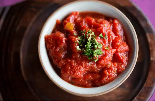tomato salsa is good to serve with corn cakes