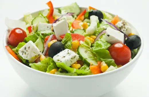 greek salad goes well with charcuterie