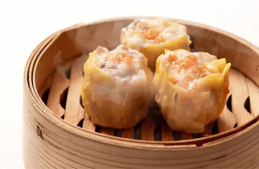 dim sum selection is a good to serve with crab rangoon